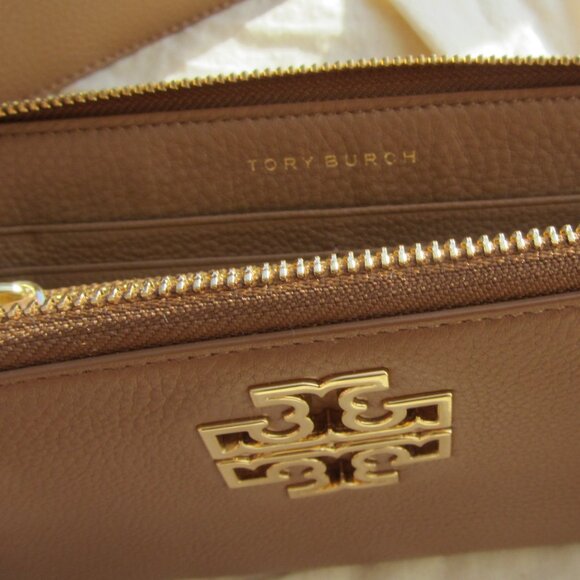 🎄NEW Tory Burch Glove Leather Double Handle Shoulder Tote Purse & Wallet Set - Picture 14 of 16